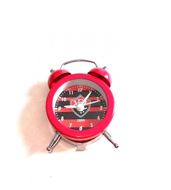 Relógio Despertador de Metal Vitoria 7,5 cm 
